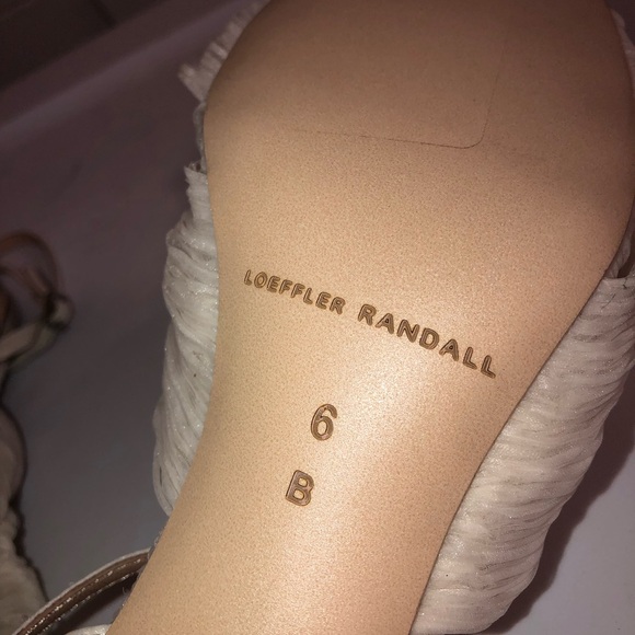 Loeffler Randall Dahlia Pearl bow sandals 6 - Picture 6 of 6